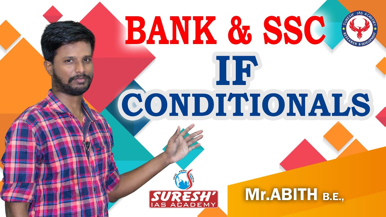 Bank | SSC | English | IF Conditionals | Abith | Suresh IAS Academy