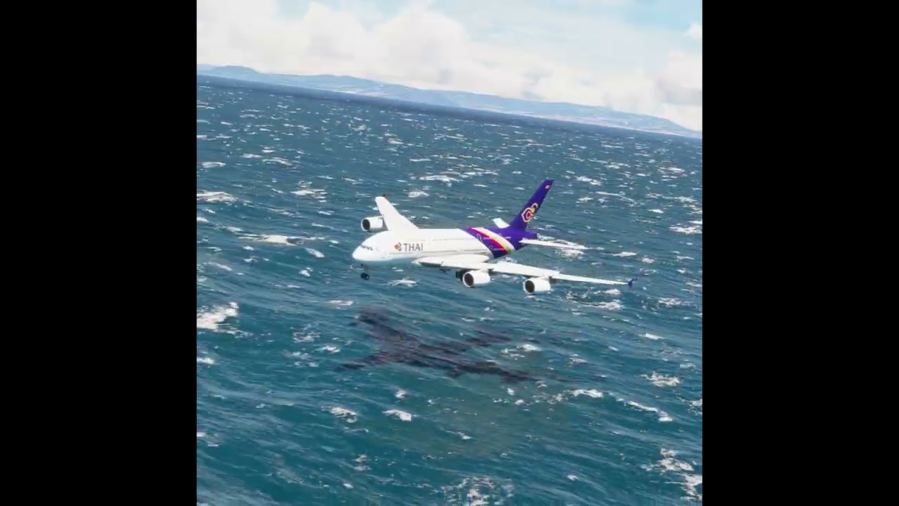 Airplane Emergency Landing at Airport Eps 710