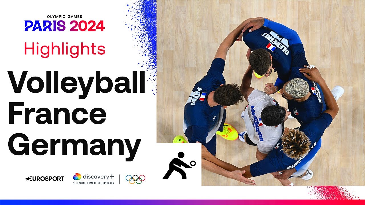 THRILLER! 😮&zwj;💨 | France vs Germany - Men's Olympic Volleyball Quarter-Final | #Paris2024 #Olympics