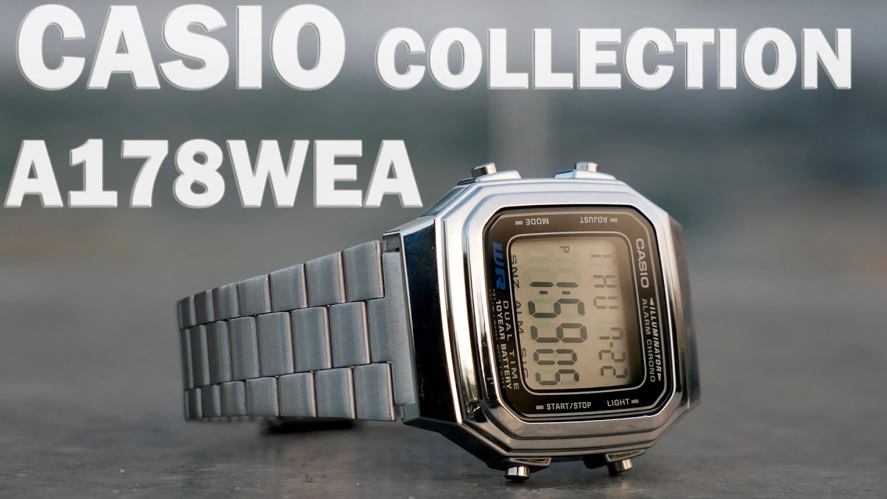 Обзор и настройка Casio A178WEA - годный раритет из Casio collection