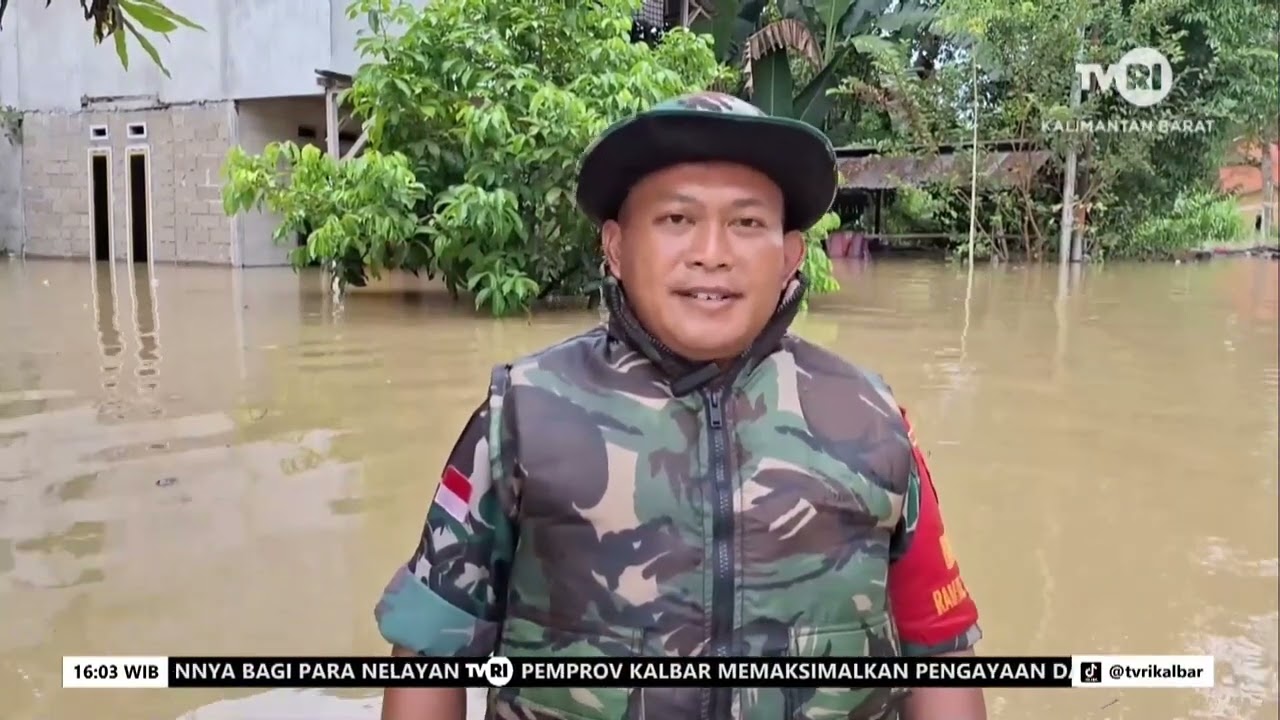 22 MEI 2024 25 RUMAH TERDAMPAK BANJIR DI ENTIKONG