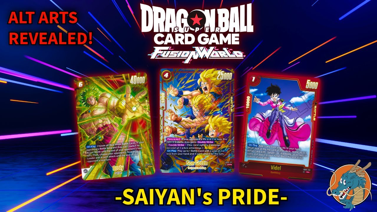 SAIYAN'S PRIDE ALL ALT ARTS REVEALED!🔥 | Dragon Ball Fusion World