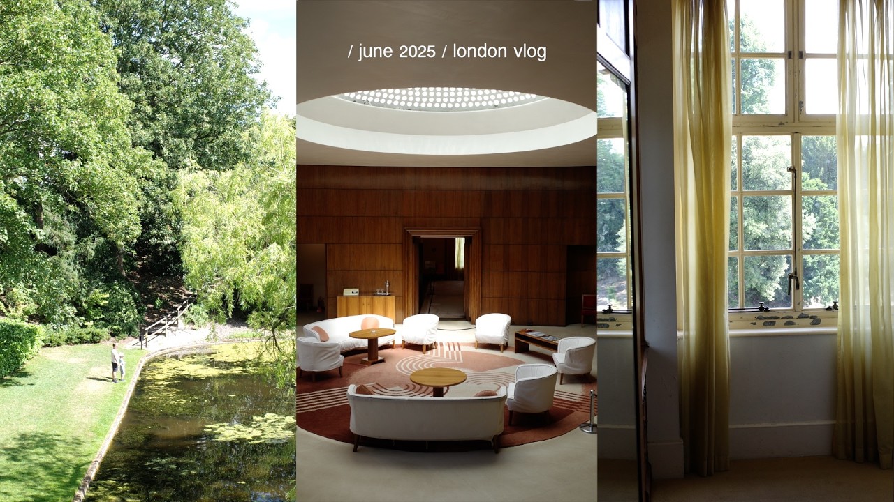 vlog. 런던 일상. 🏠집 공개. Eltham Palace🏺 여기는 꼭 가주세요!!! . 프림로즈힐. 최근에 빠진 마트 간식.