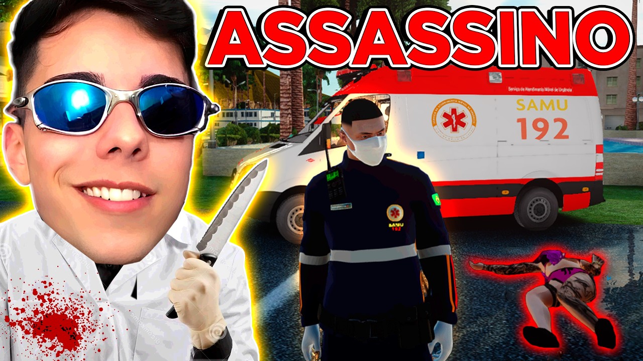 VIREI MÉDICO ASSASSINO no Horizonte rp 😂 - GTA SAMP ANDROID/PC