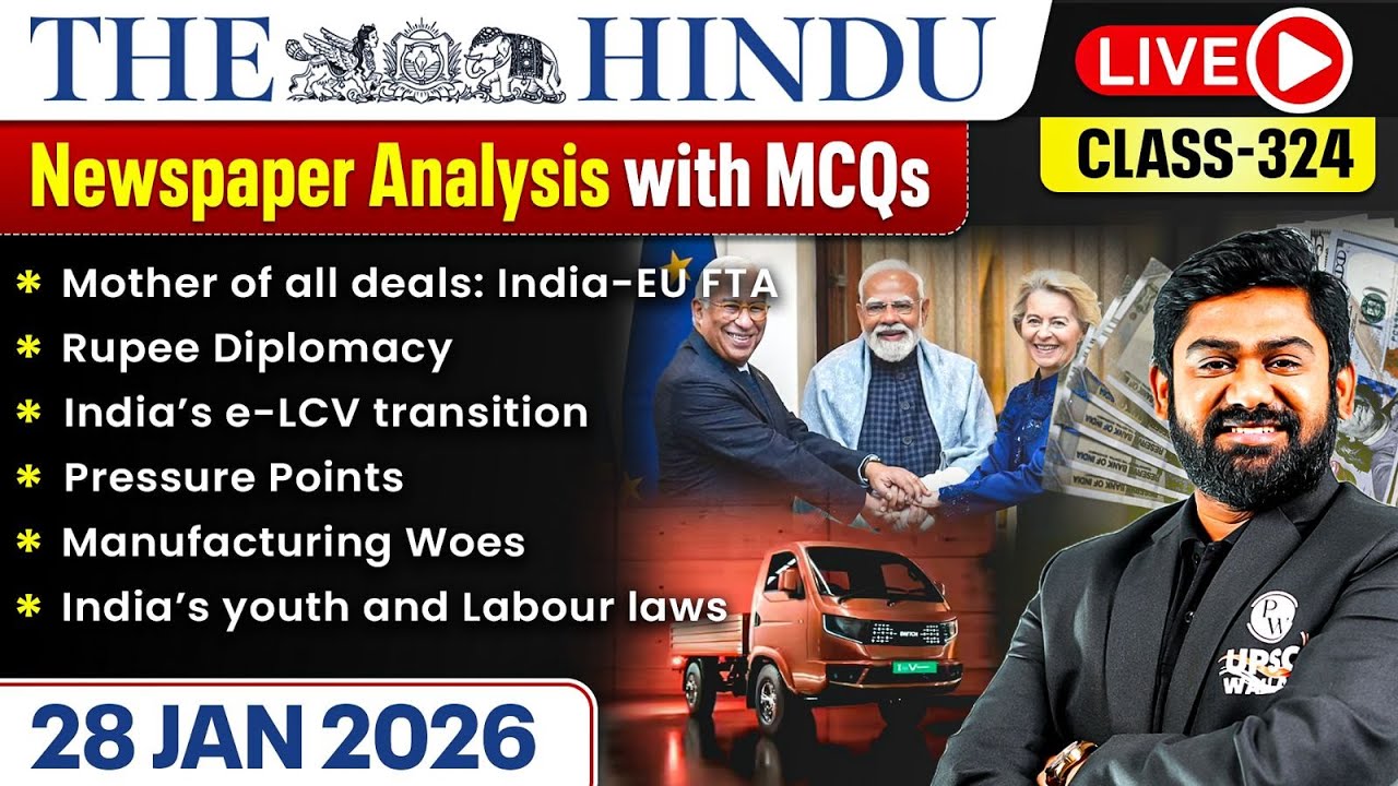 The Hindu Analysis - 28th January | The Hindu Newspaper Today with MCQs | Aasim Sir