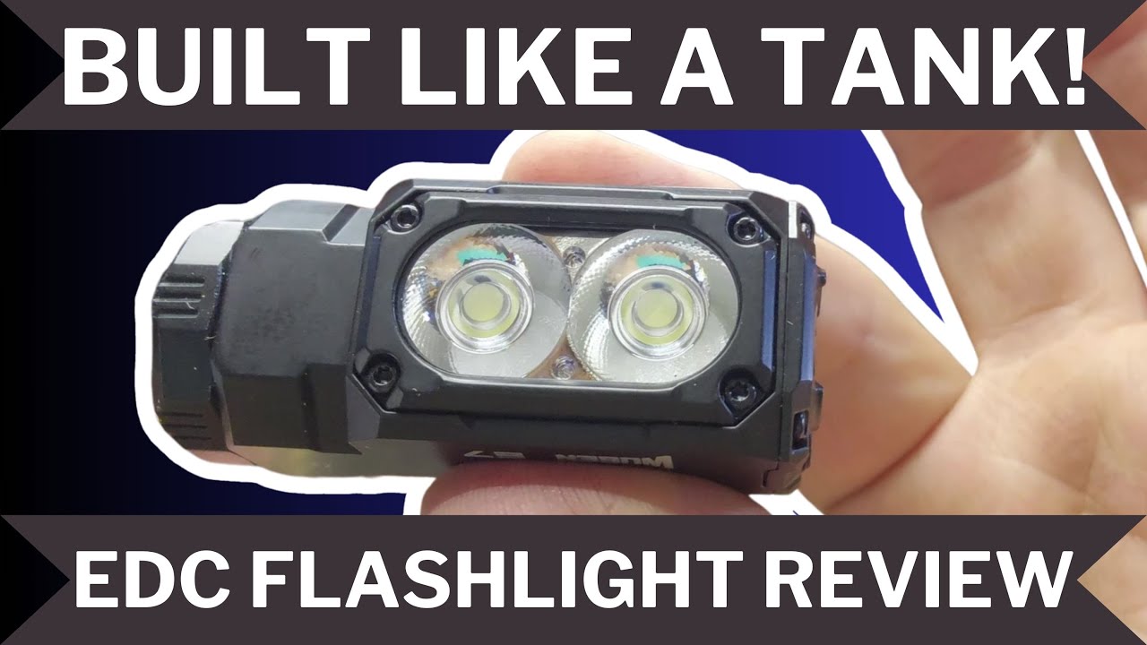 EDC Flashlight Review - Wuben E7 1800 Lumens in the palm of your hand