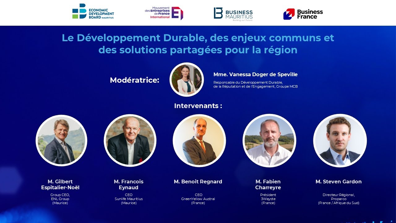 Table Ronde 2_Le Développement Durable, des enjeux communs et des solutions partagées pour la région