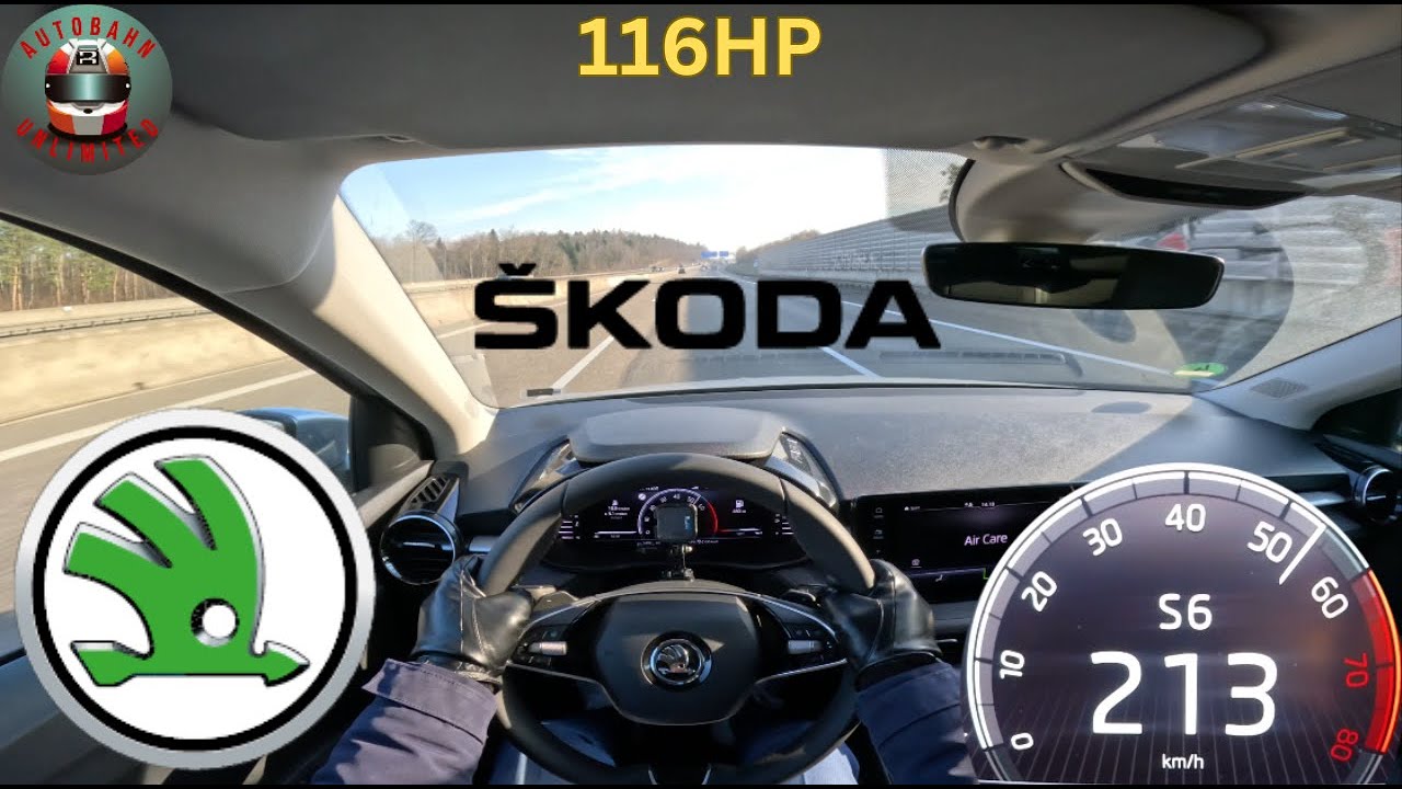 Skoda Fabia || 116HP || TOP SPEED on german Autobahn