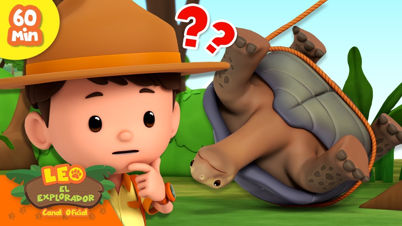 SALVA A LA TORTUGA GIGANTE | Caparazones Resistentes | Leo, El Explorador | Animación