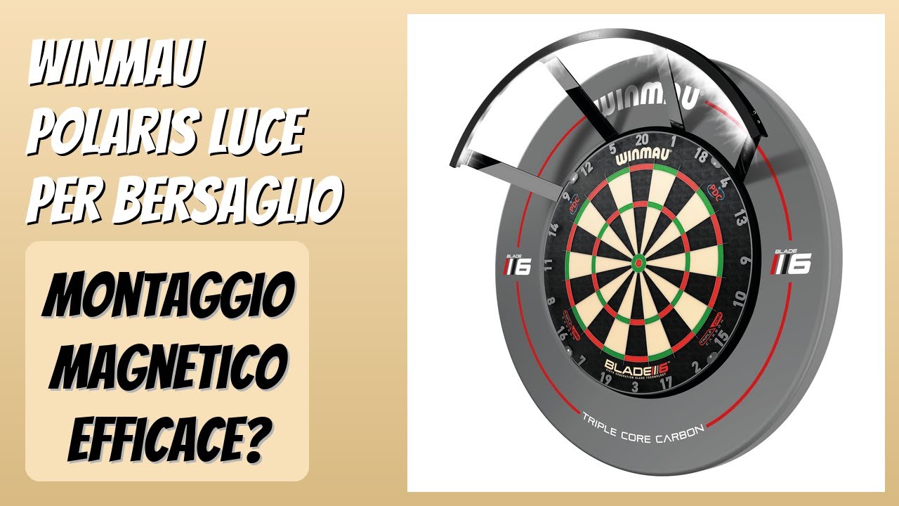 RECENSIONE (2026) : WINMAU Polaris Luce per bersaglio. DETTAGLI