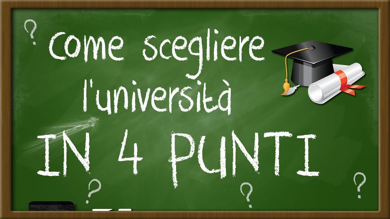 Come scegliere l'università IN 4 PUNTI 🎓📚