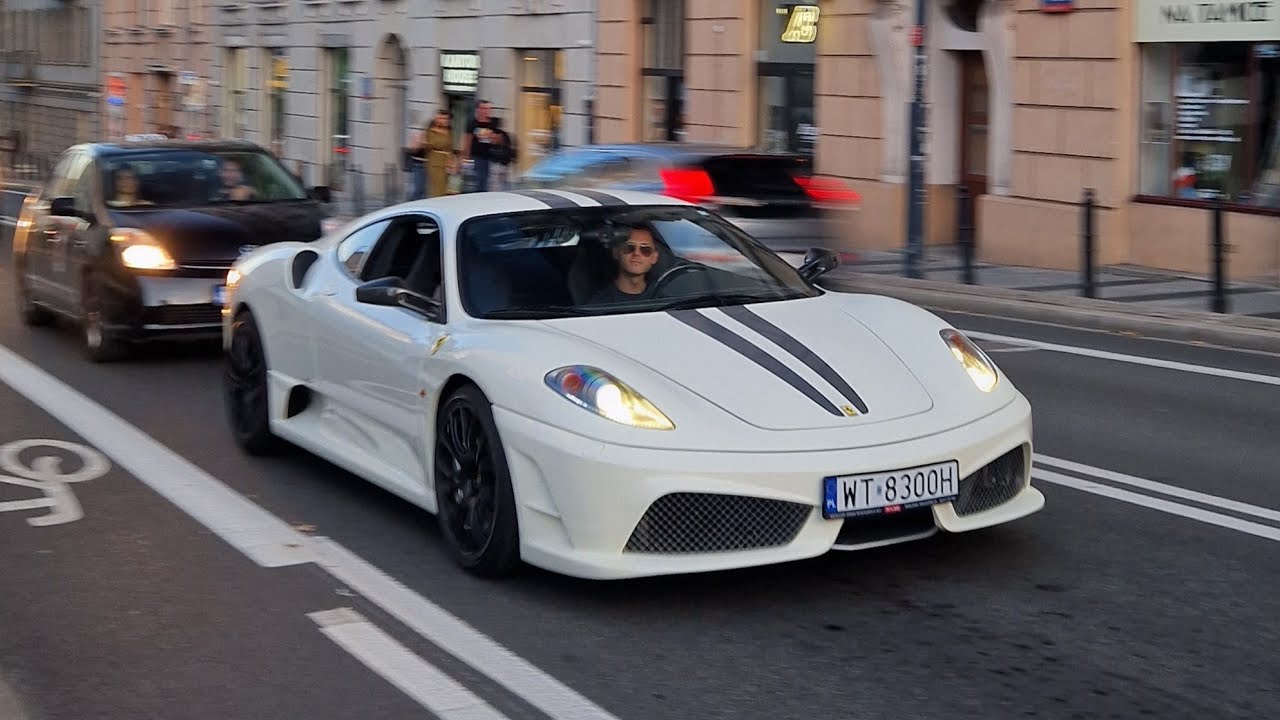 Ferrari 430 Scuderia LOUD Start UP, Revs & Acceleration in Warsaw!
