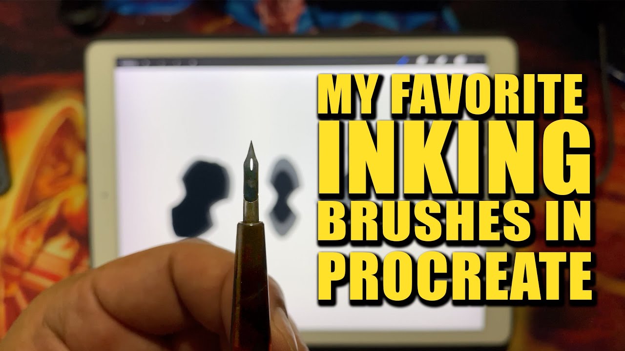My Favorite Procreate Inking Brushes for My Comic Book