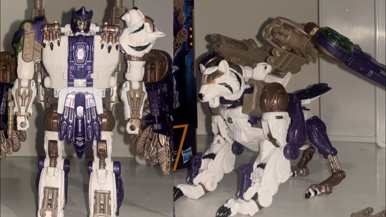 How to transform legacy united Tigerhawk. Transformers generations leader class figure