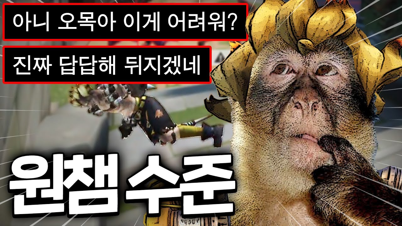지능 수준이 의심되는 오버워치 원챔 유저