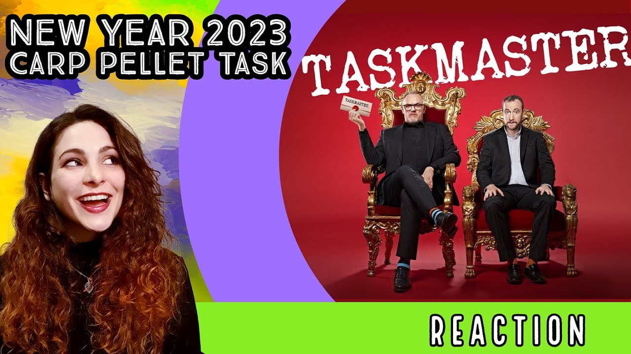 American Reacts - TASKMASTER'S  New Year 2023 - CARP PELLET TASK