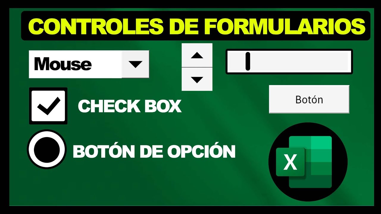 C&oacute;mo usar Controles de Formulario en Excel (Sin Programaci&oacute;n)