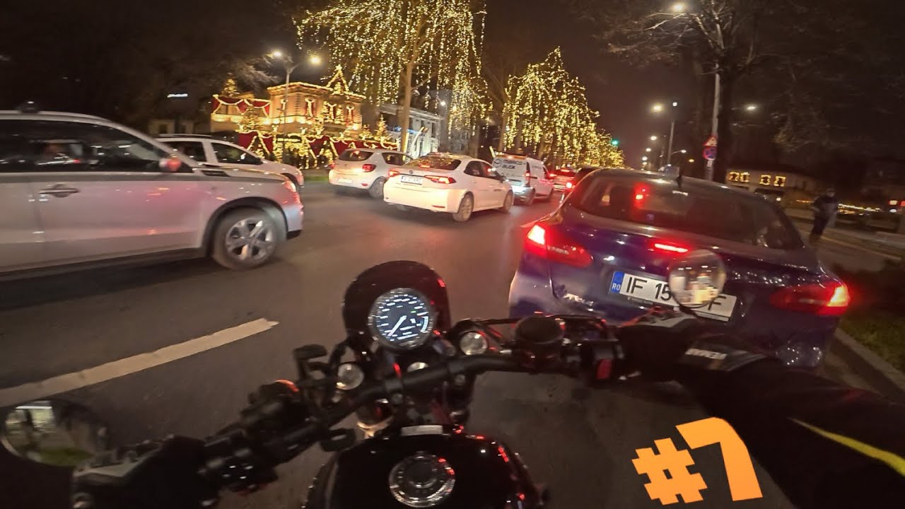CFMoto 450 CL-C Bucharest POV | Christmas Is Coming | Vine Crăciunul | #7