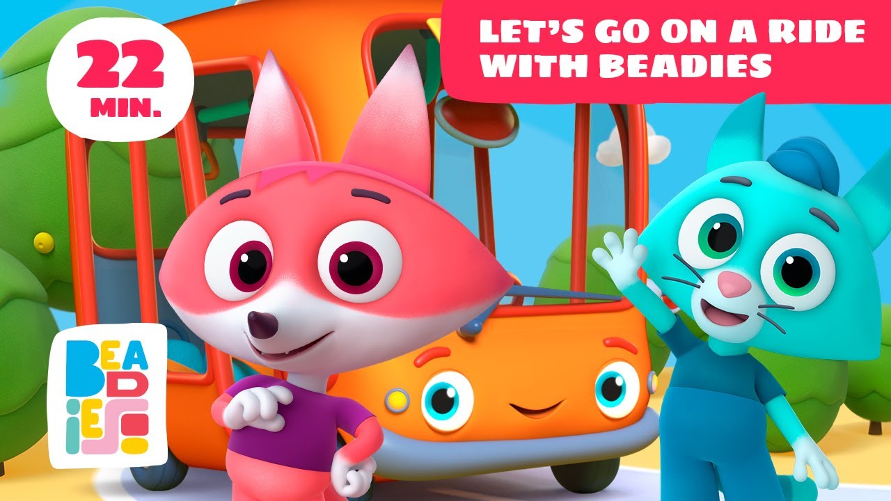Beadies — Get on a ride with Beadies — Caroons about travel adventures — Nursery Rhymes&Kids Songs