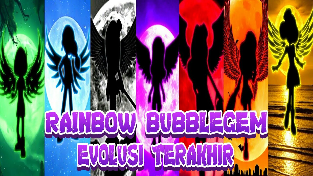 Kumpulan Jedag Jedug Rainbow Bubblegem Evolusi Terakhir 7 Princess Putri Duyung #rainbowbubblegem
