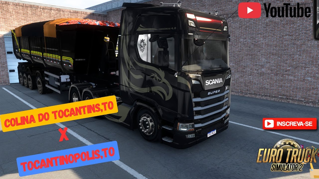 Euro Truck Simulator 2..Colina Do Tocantins,TO X Tocantinopolis,TO