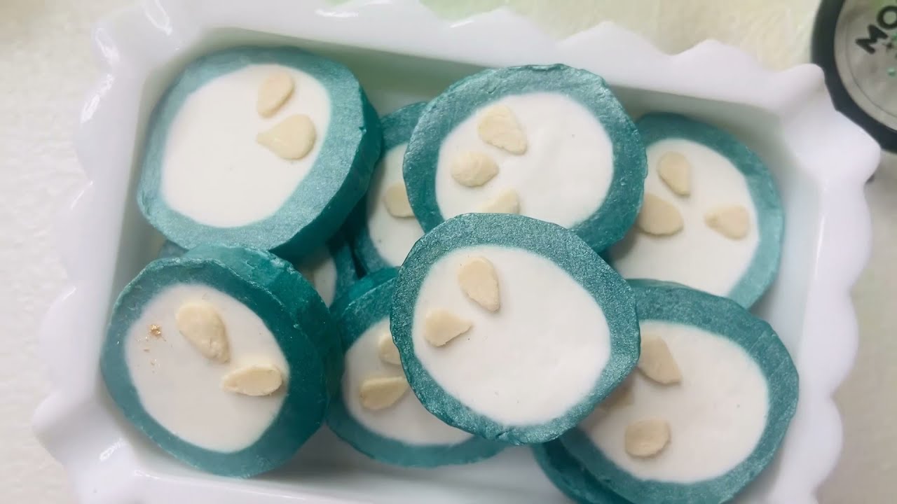 FAST VERSION | CUCUMBER MINT SOAP | Cold Process Soap Making |  Soap Design | Oddly Satisfying