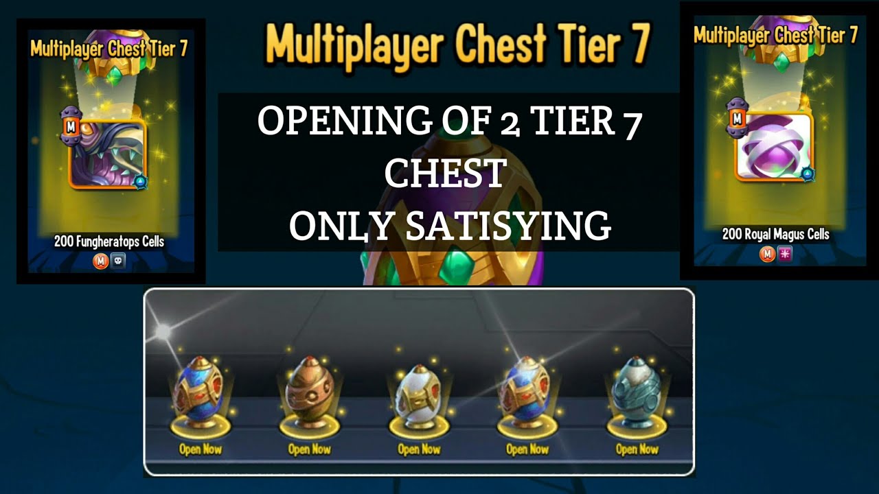 Monster Legends|&times;2 TIER 7 CHEST OPENING!!!!GOT INSANE REWARD!!!!!SATISFYING TIER CHEST OPEENING !!!