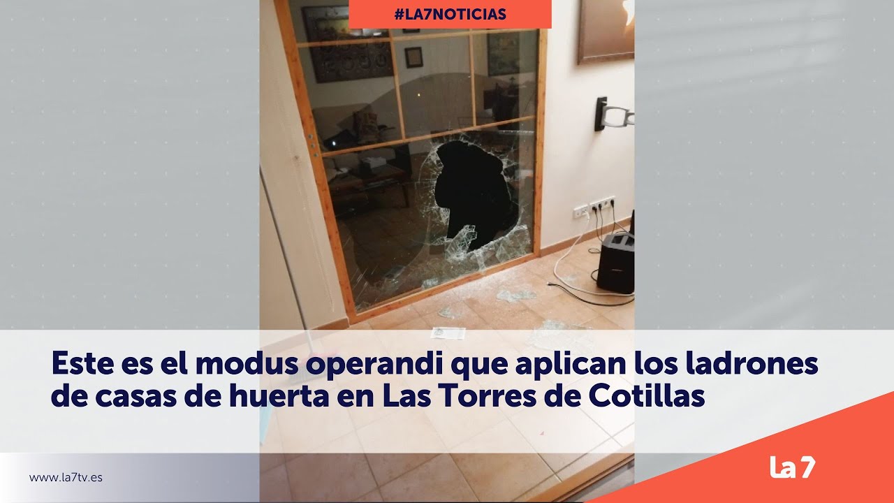 Este es el modus operandi que aplican los ladrones de casas de huerta en Las Torres de Cotillas