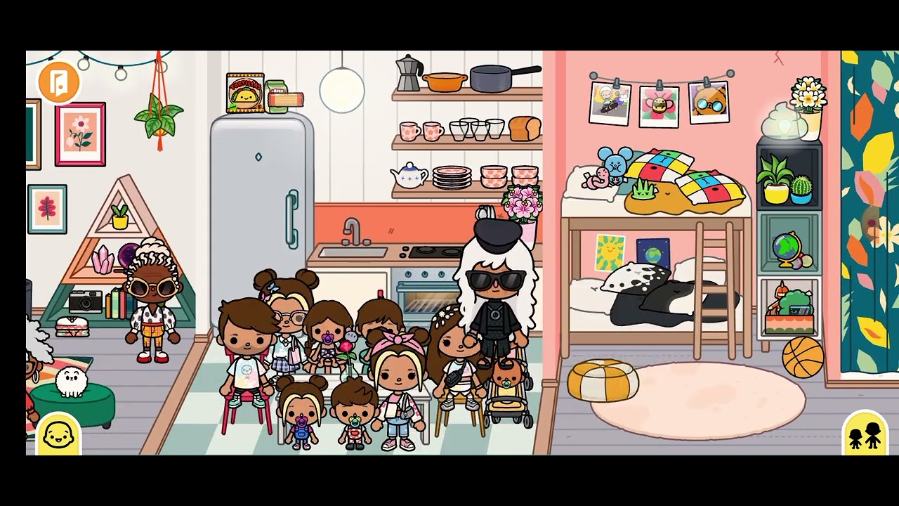 TOCA LIFE WORLD - došli smo kod baba rose na kafu