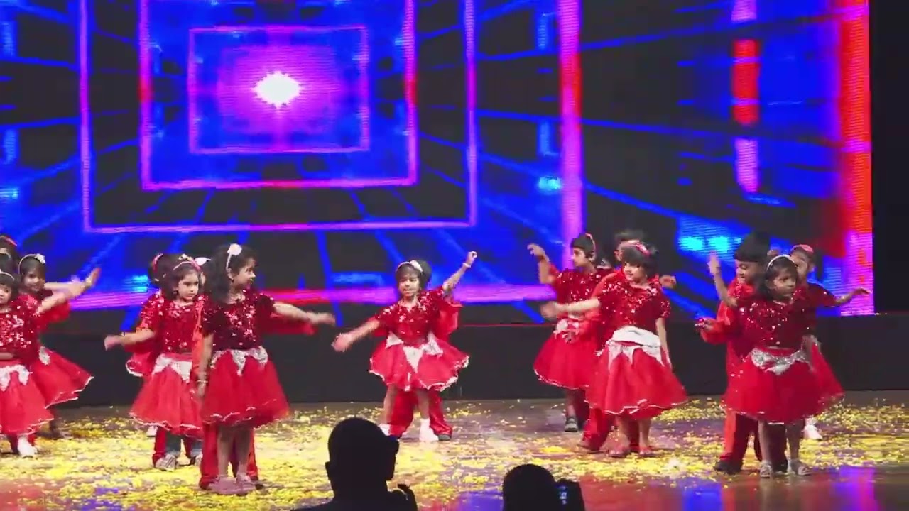 L.K.G & U.K.G Students dance performance #globalgrammarschool- Ravindra Bharati