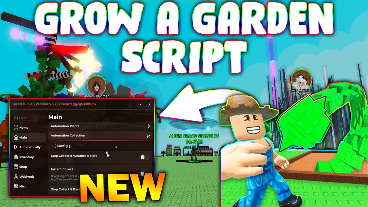 *NEW* Grow a Garden Script (PASTEBIN 2026) ( EVENT FARM, COLLECT SEEDS, HATCH EGGS , DUPE FEED PETS)