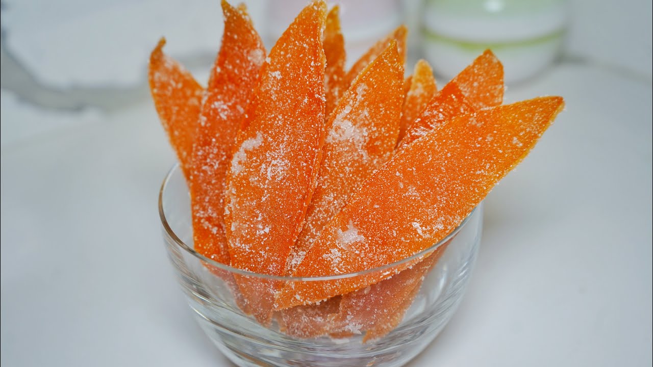 糖渍柚子皮 Sugar Coated Grapefruit Peel | 晶莹剔透，香甜可口 Crystal clear, sweet and delicious