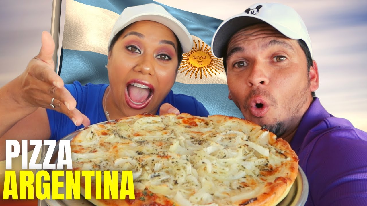 PROBAMOS LA PIZZA ARGENTINA POR PRIMERA VEZ (ESTAN IMPRESIONANTES!!!)