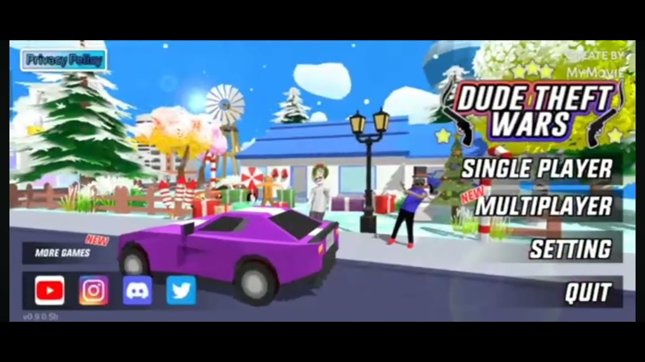 How to increase graphics in dude theft wars