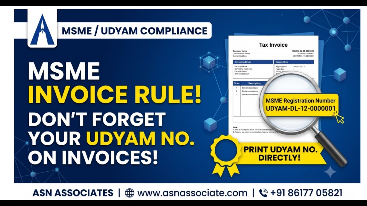 MSME Invoice Compliance Explained | ASN Associates