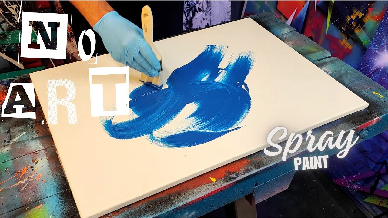 Easy Abstract Painting Demo/ Moderne Malerei/Abstrakte Kunst by No Art