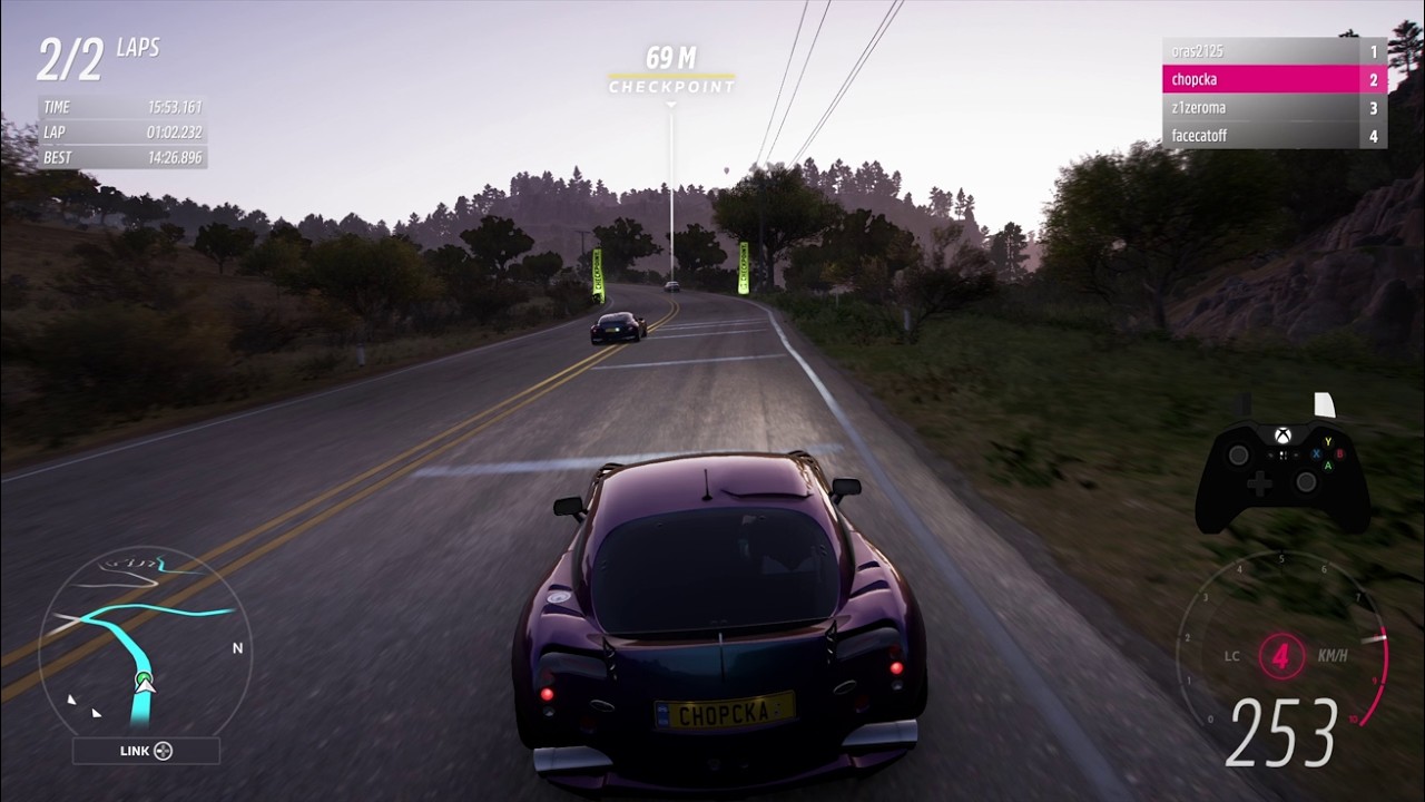 TVR Sagaris | 2 laps Goliath | 20 seconds head start | Forza Horizon 5