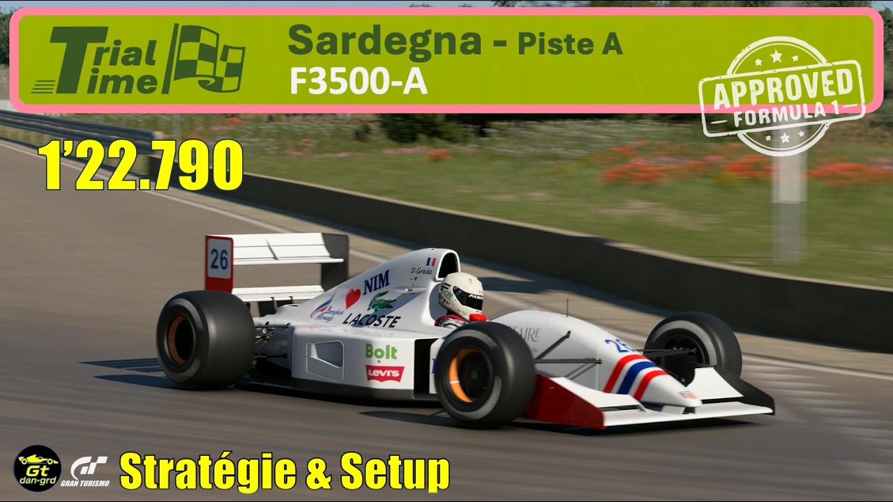 Gran Turismo 7 | Hot Lap GT7 | 1:22.790 | Sardegna | F3500 A | Setup #gt7 #granturismo7 #hotlap