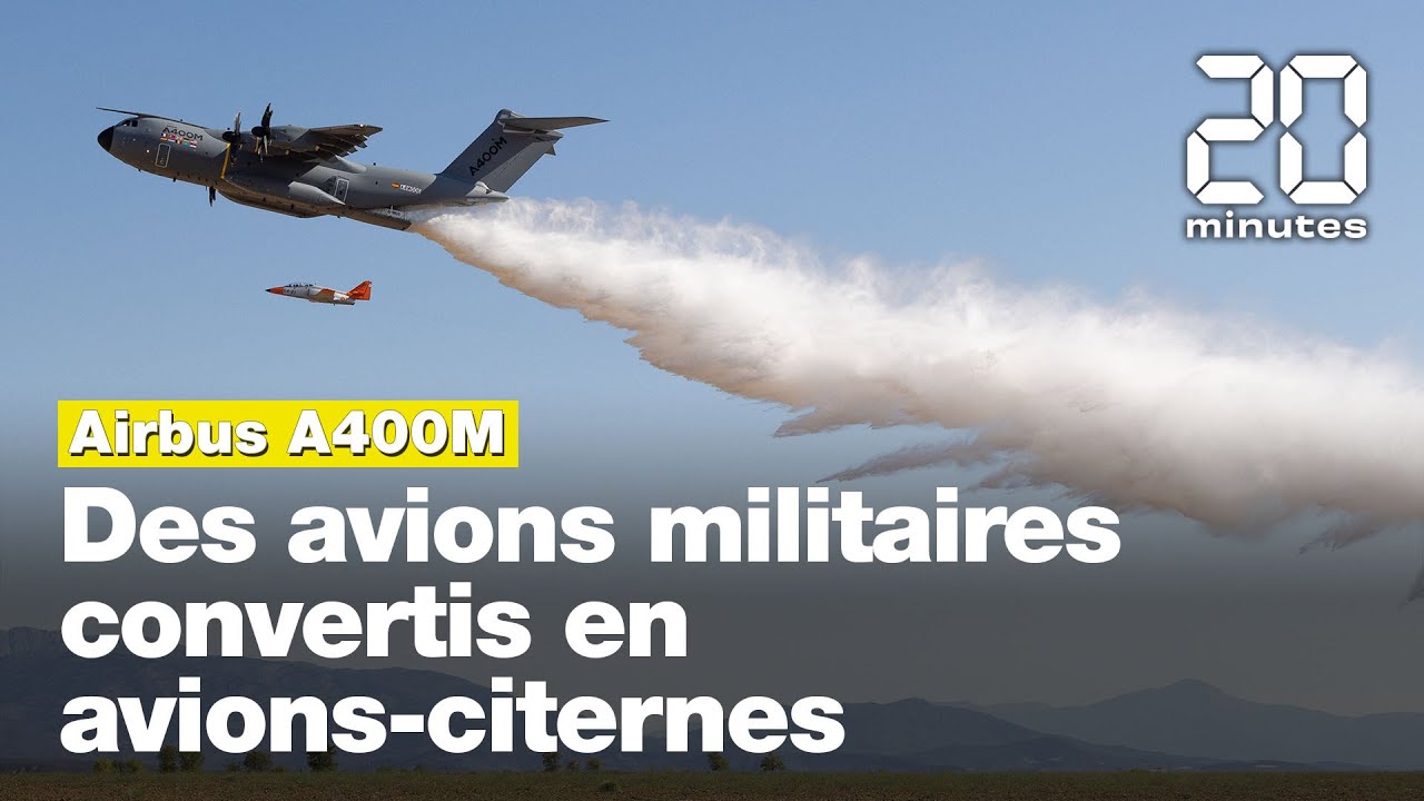 Incendies : Airbus transforme ses avions militaires A400M en Canadair