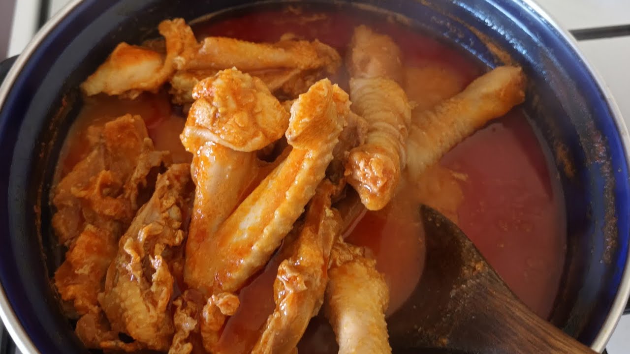 How i make my Ghanaian  light soup using the hard chicken