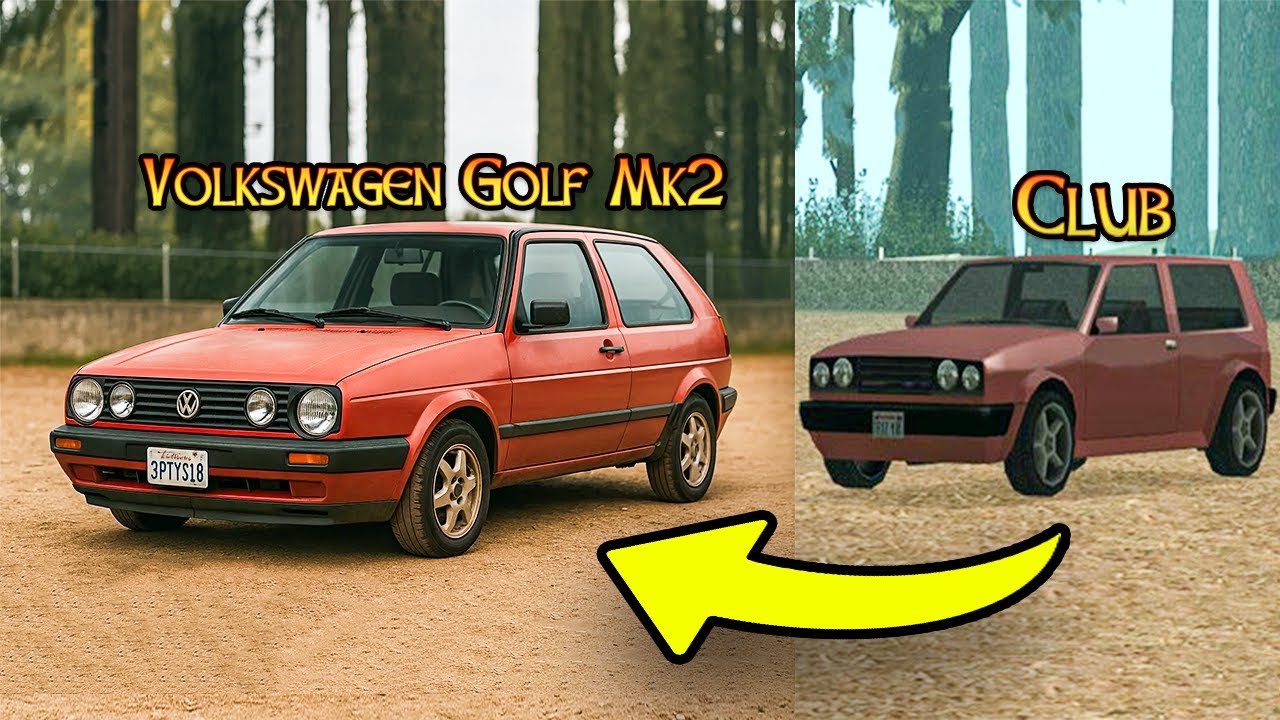 GTA SA Cars in Real Life - With Real Brands!