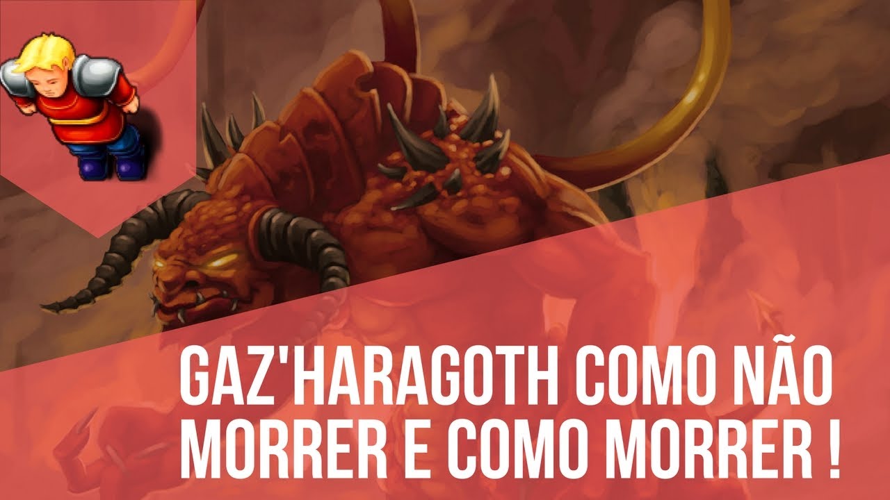 GAZ HARAGOTH / COMO NÃO MORRER / E COMO MORRER !