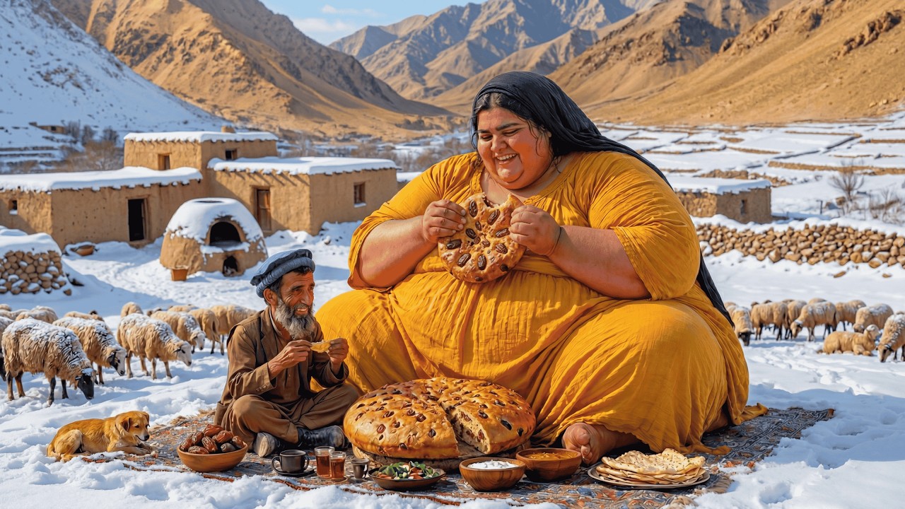 Living in Afghanistan's Mountain Village | Bread Making, Traditional Cooking | Life at Sub-Zero