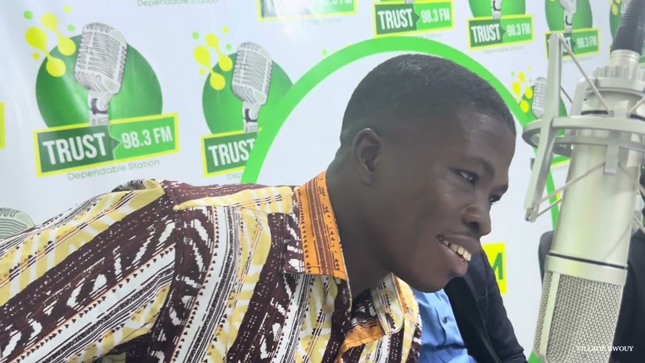 I made to Trust 98.3FM to talk about village Bwouy advocacy for rural Development. #viral #village 