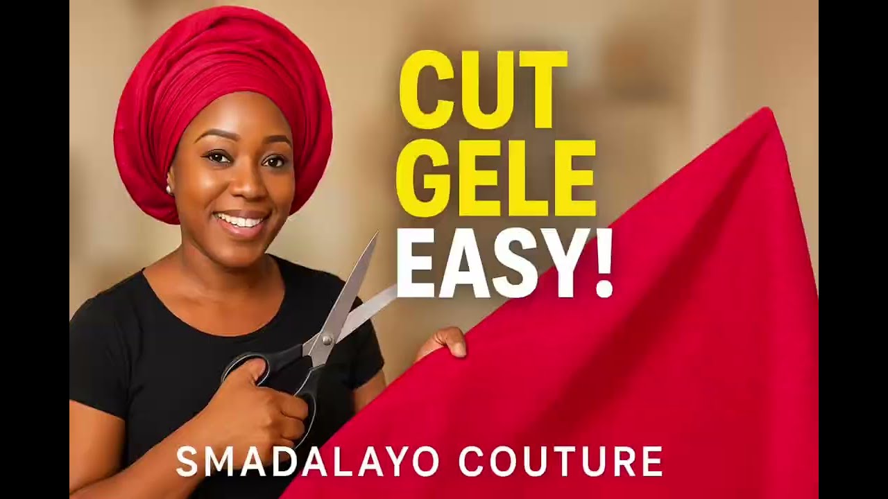How to Cut Gele and Ipele Like a Pro | Step-by-Step Tutorial for Beginners