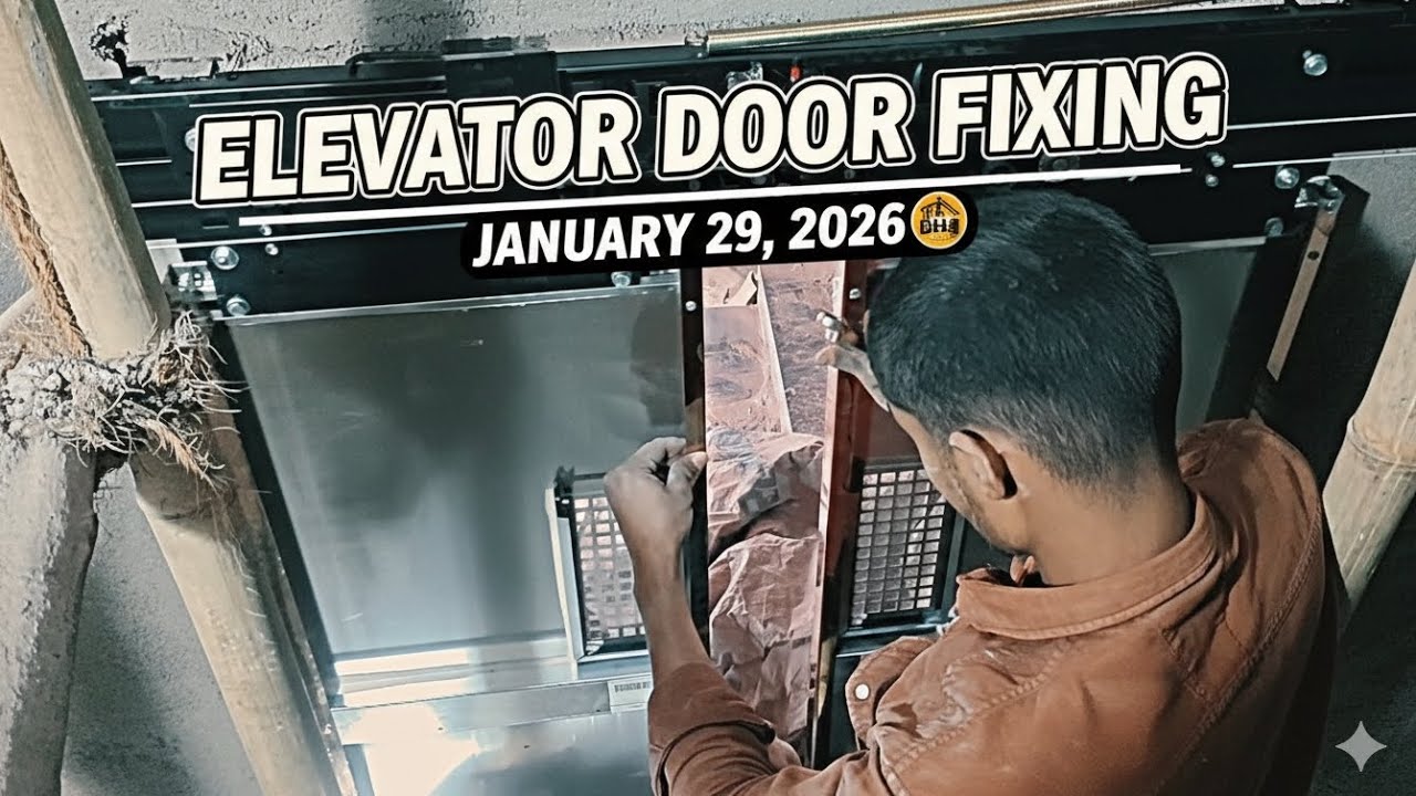 Elevator lift dor fixing Full video 