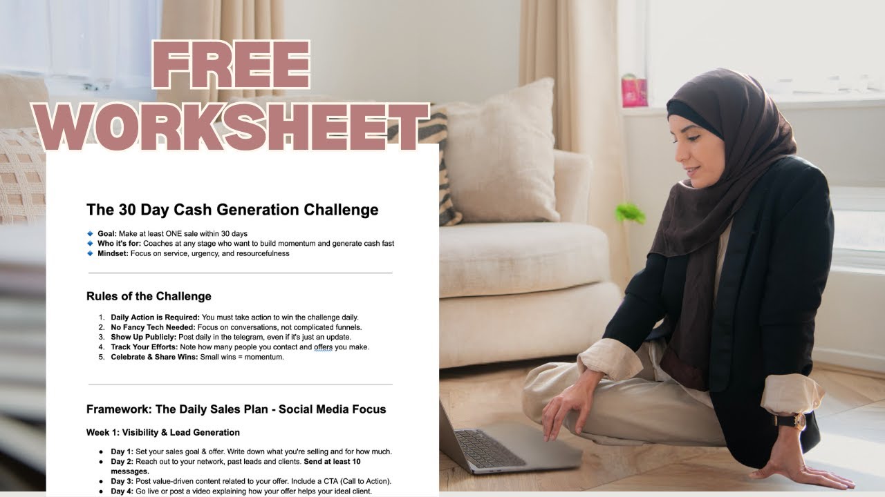 Struggling to Get Coaching Clients? This Worksheet Will Help!