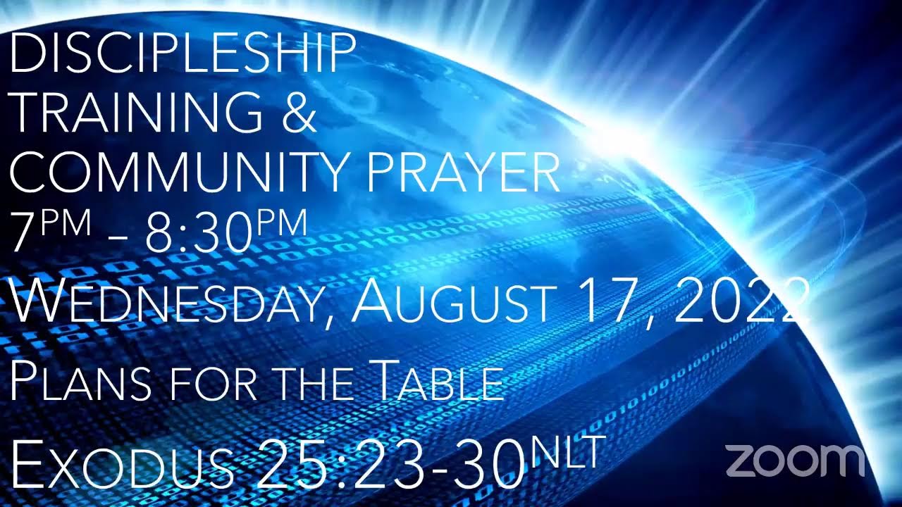 Discipleship Training - Plans for the Ark of the Covenant