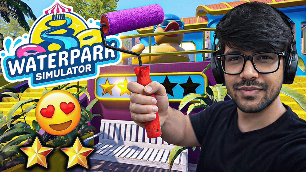 🌊 WATERPARK SIMULATOR LIVE 💦 Chaos, Fails & Funny Moments 😂 #WaterParkSimulator #SimulatorGames