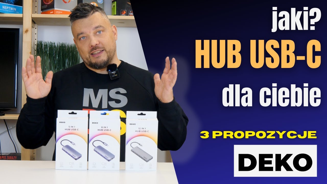Jaki Hub USB-C? 3 propozycje od DEKO